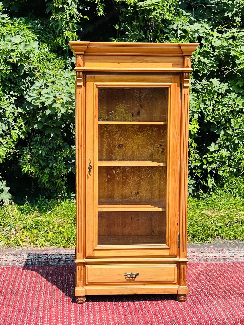 Gründerzeit Vitrine Bücherschrank Barock Schrank Biedermeier Jugendstil Herrenzimmer