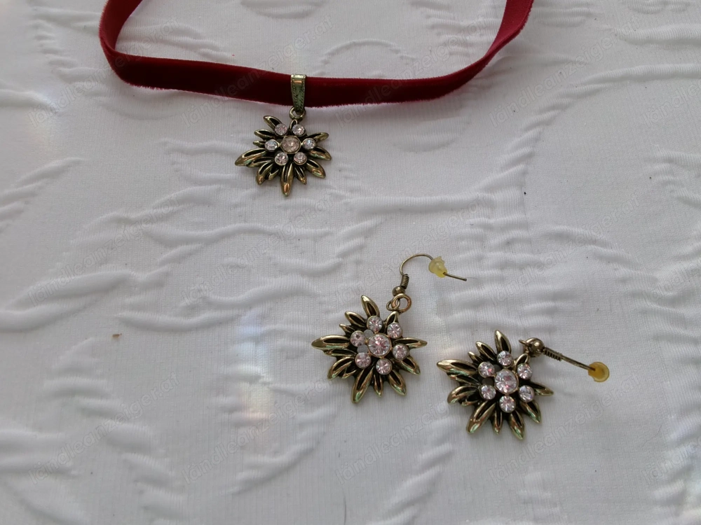 Dirndlschmuck - Edelweiss, 