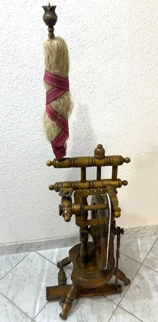 Funktionsfähigen Spinnrad 