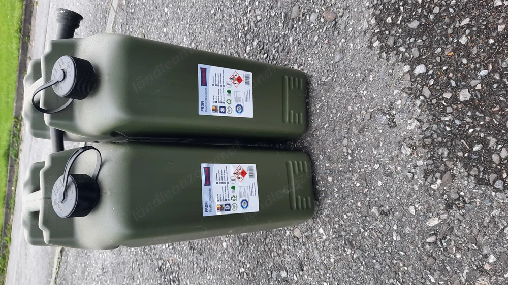Treibstoffkanister, Benzinkanister, Dieselkanister