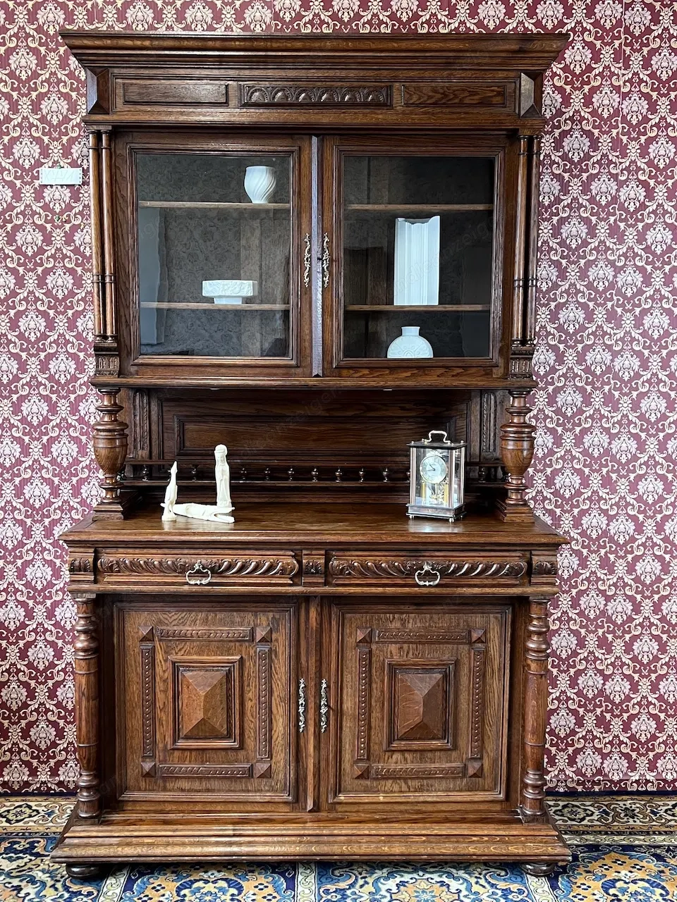 Gründerzeit Vitrine Buffet Schrank Landhaus Jagdschrank