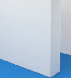 Weiss beschichtete Platte 43mm