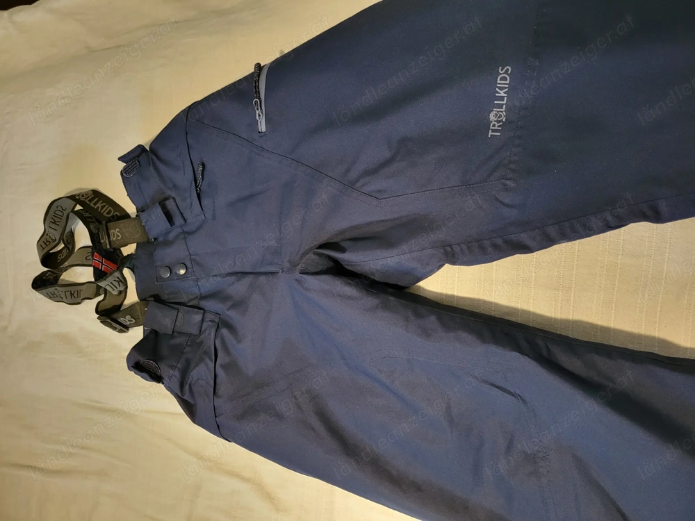 Skihose Jungs dunkelblau Trollkids, Gr. 176