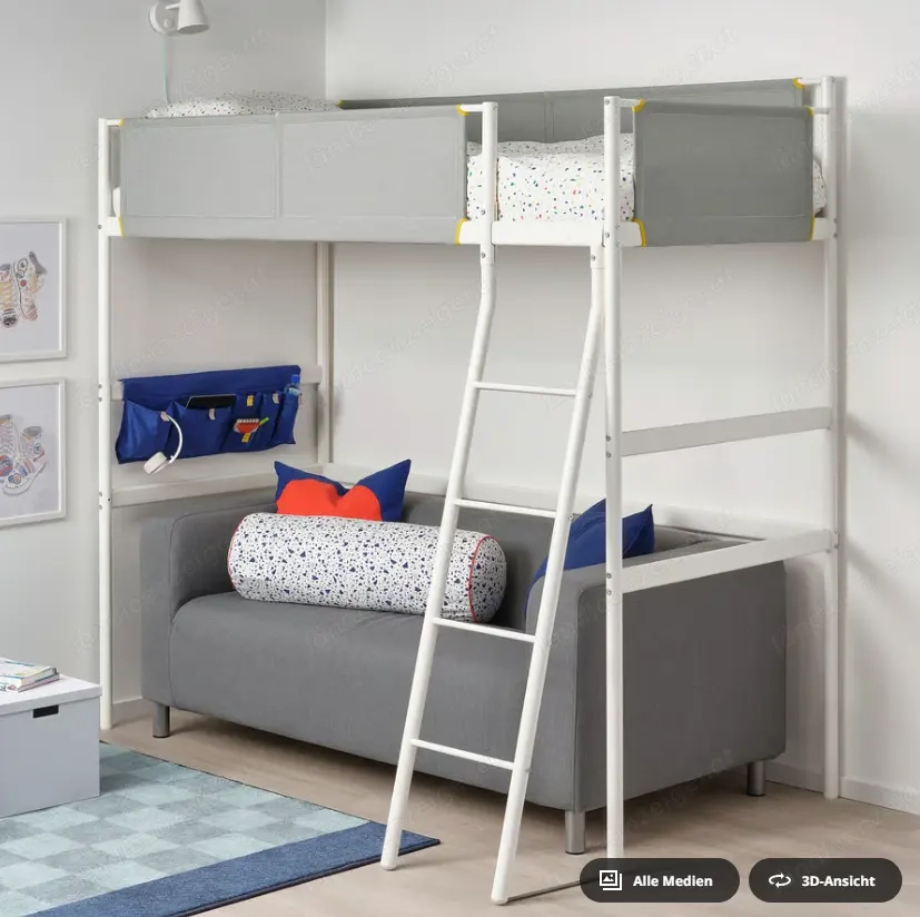 Ikea Vitval Kinder Hoch Bett