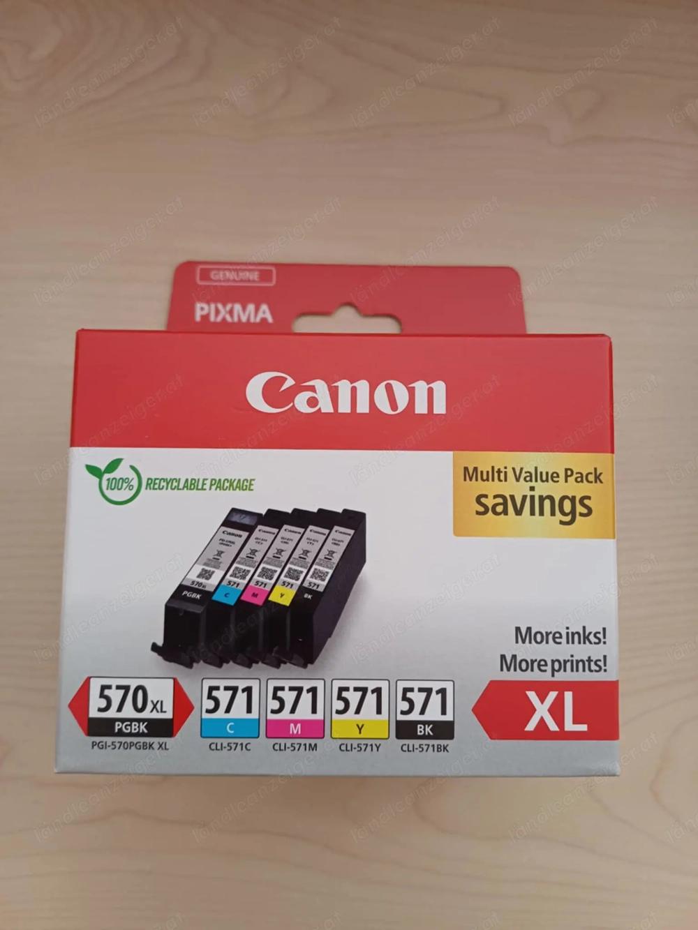 KOSTENLOS: Canon Pixma Drucker Patronen NEU