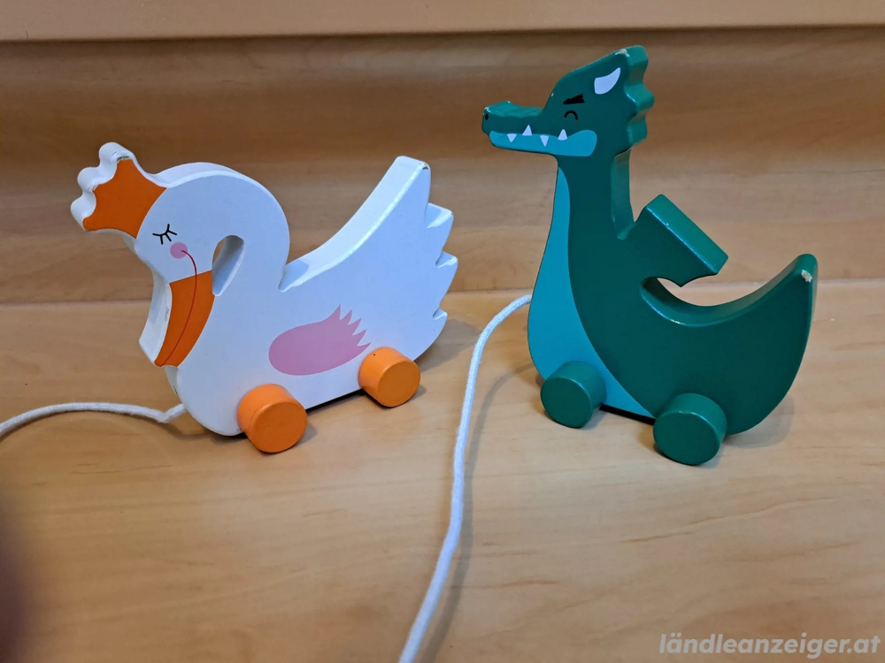 Holzfiguren zum Ziehen