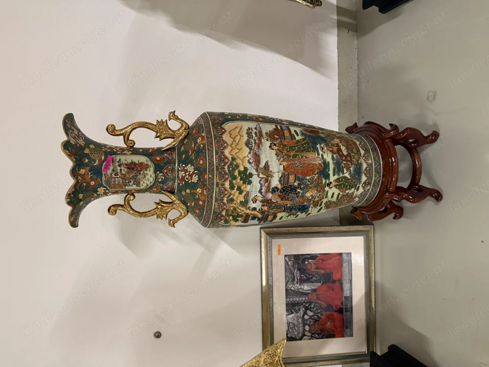 Vase Asiatisch wunderschöne handarbeit
