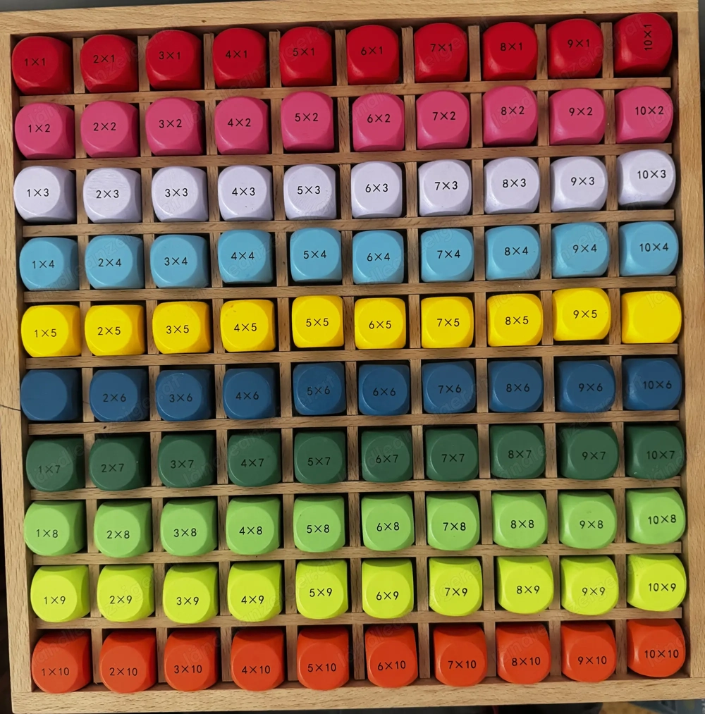 1x1 Lernen Spiel aus Holz