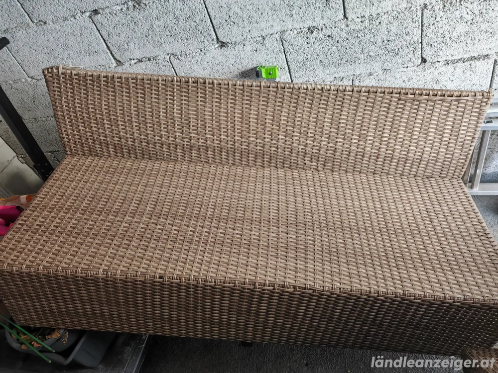 rattan sitzgruppe für Balkon oder Terrasse 