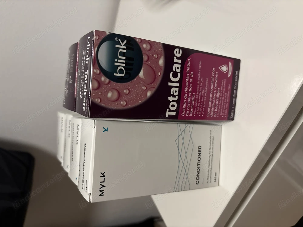 6x Kontaktlinsenpflegemittel (harte Linsen)