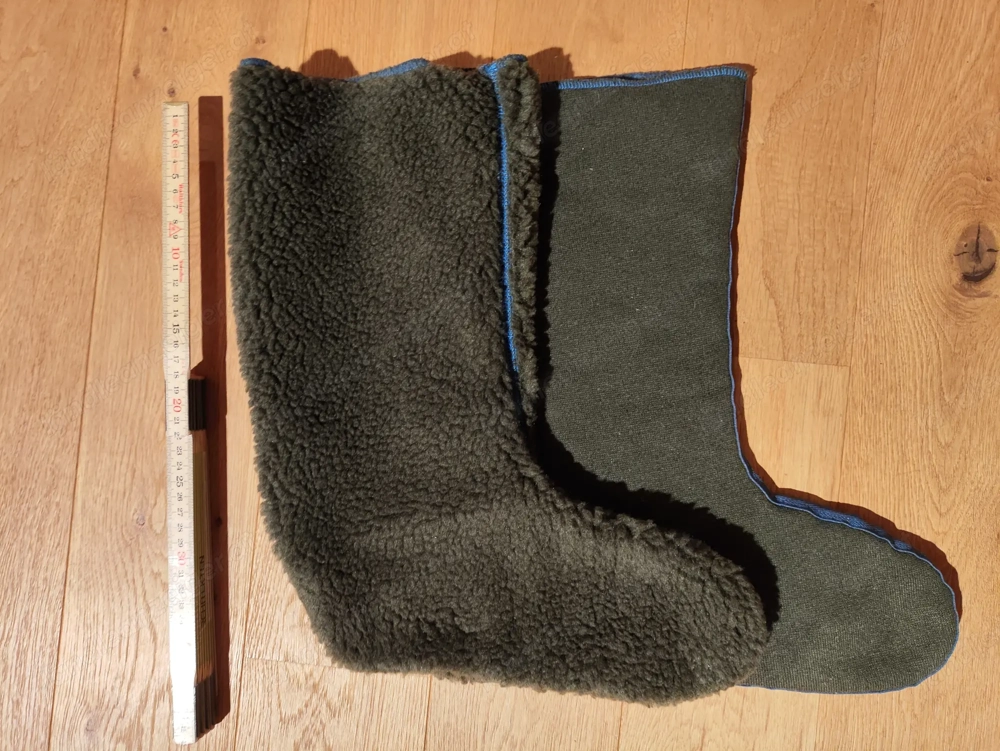 Winterstiefel Stiefeleinsatz Faserpelzsocken warme Füße