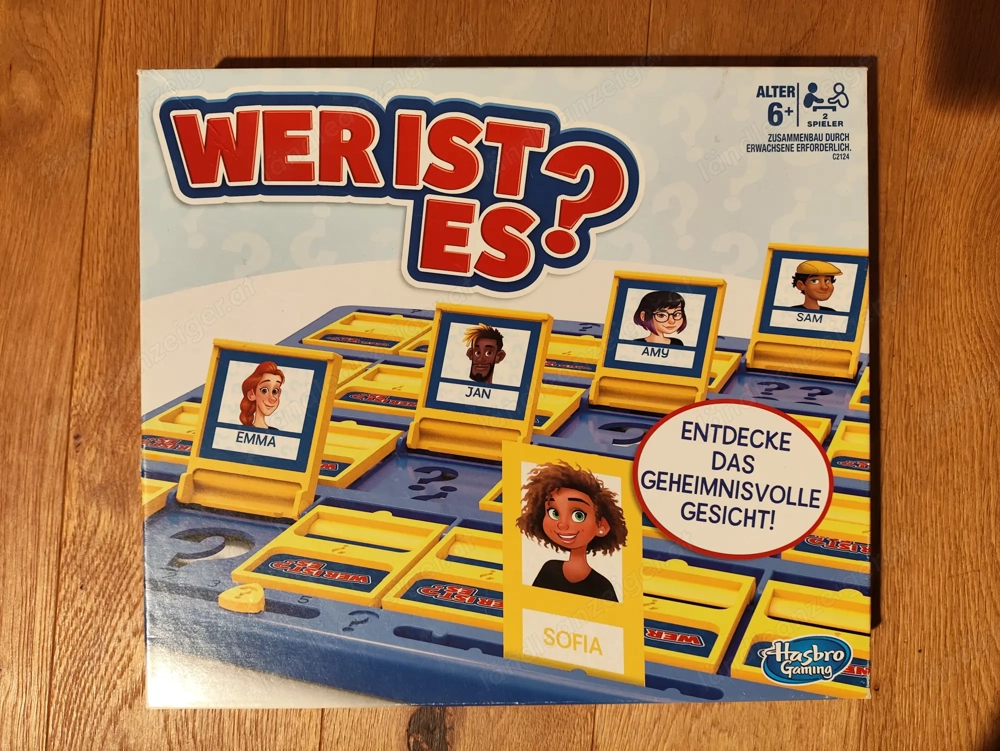 Wer ist es Gesellschaftsspiel von Hasbro