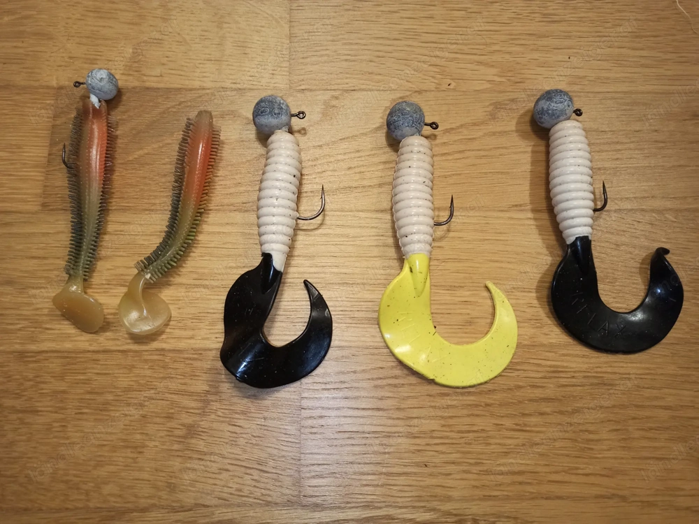 Twister, Welsangeln, Hechtangeln, Gummifisch, Gummilümmel