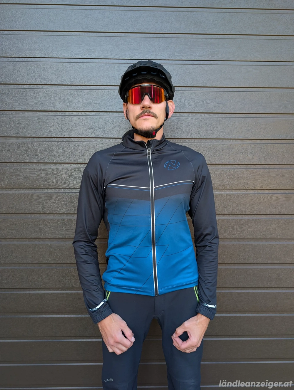 Langarm Trikot M Blau