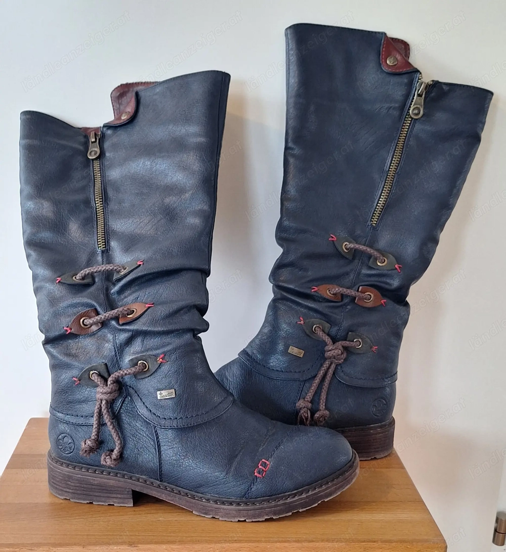 Rieker Stiefel blau Gr.39