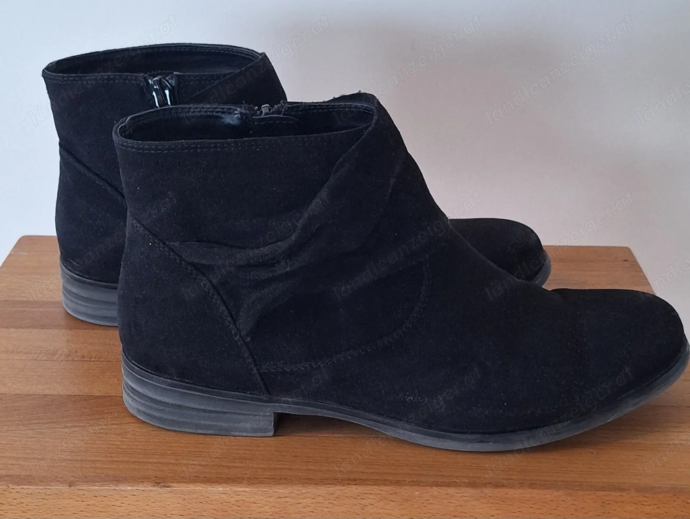 Stiefeletten schwarz, Gr.39