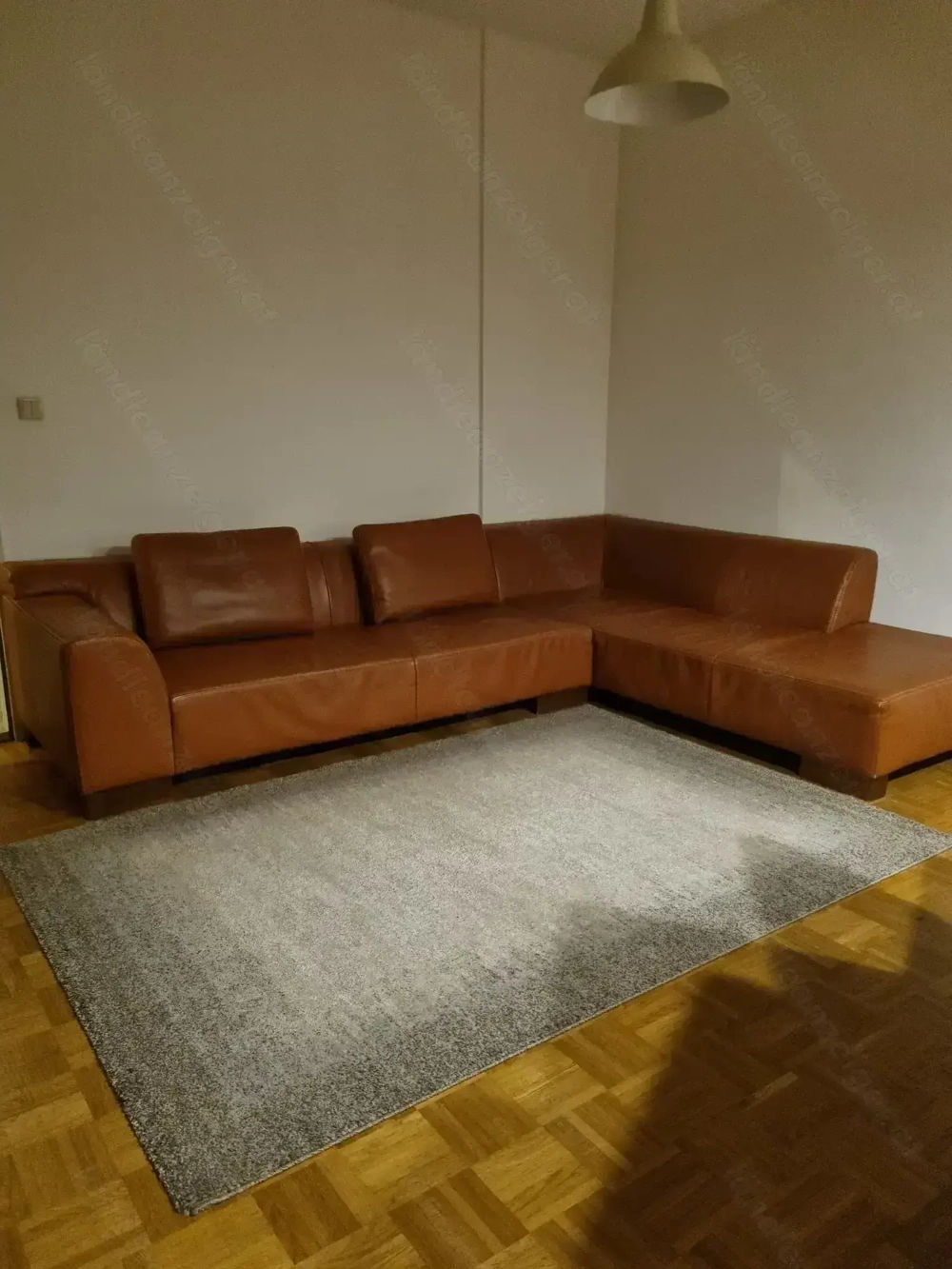 Hochwertige Echtleder Wohnlandschaft