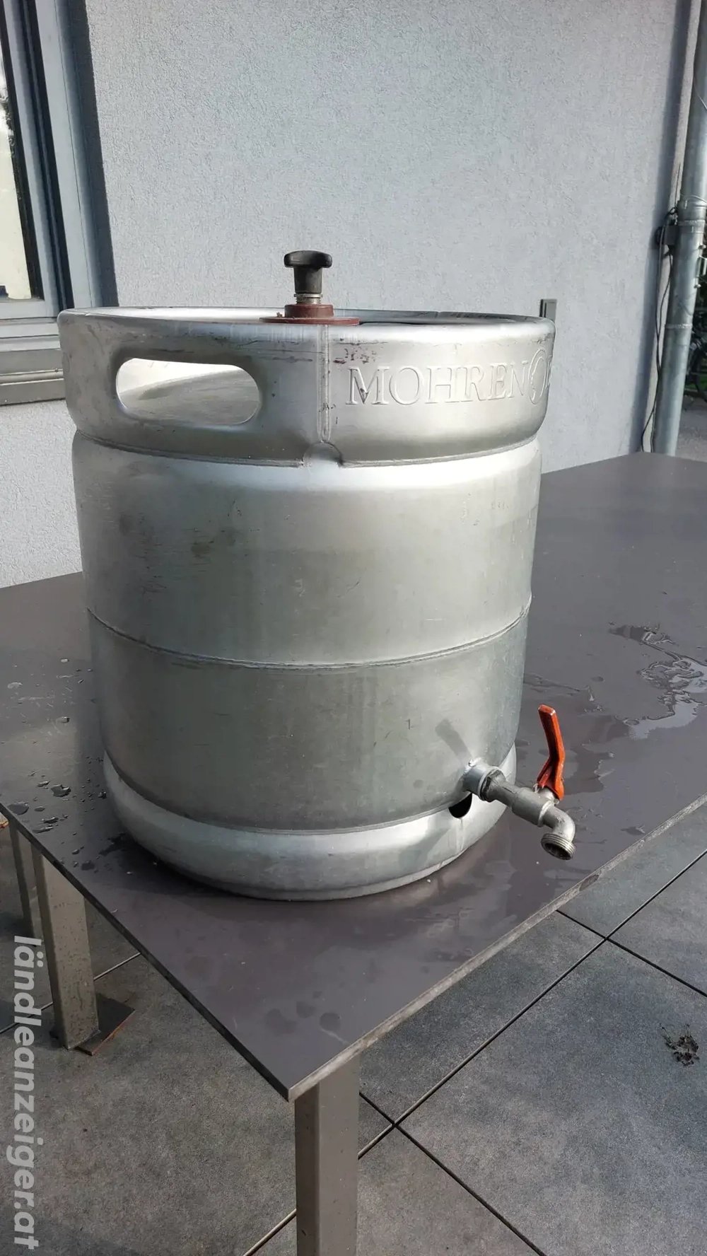 Druckfass Aluminium für Süssmost etc.