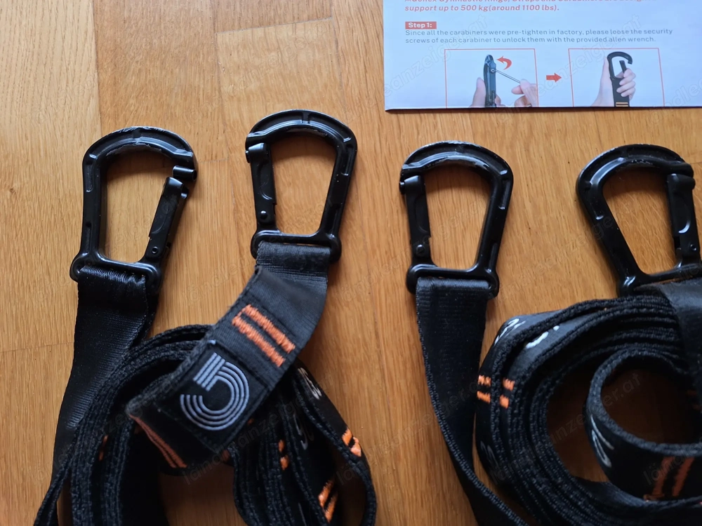 Turnset mit Holzringen und originalverpacktem Zubehör