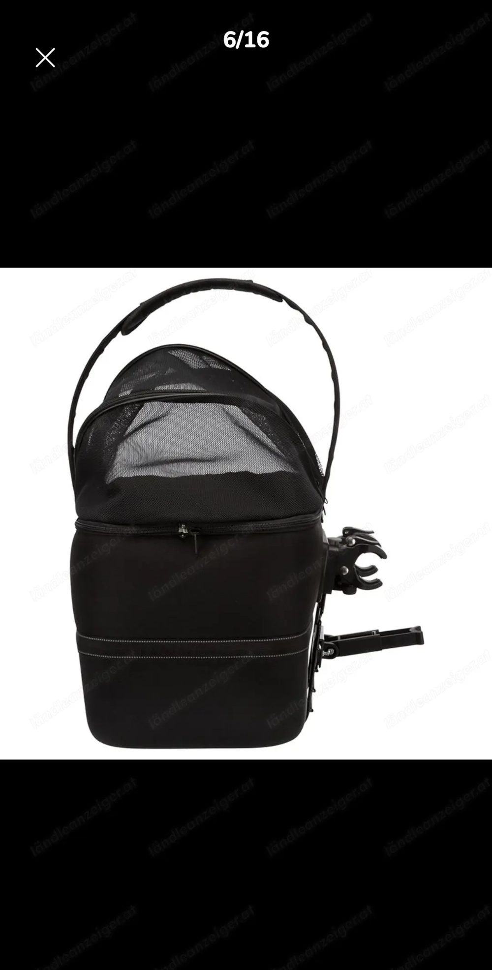 Hundefahrradkorb Front 