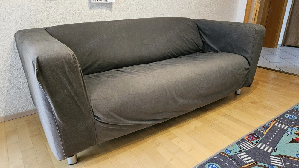Ikea Klippan 2er Couch grau