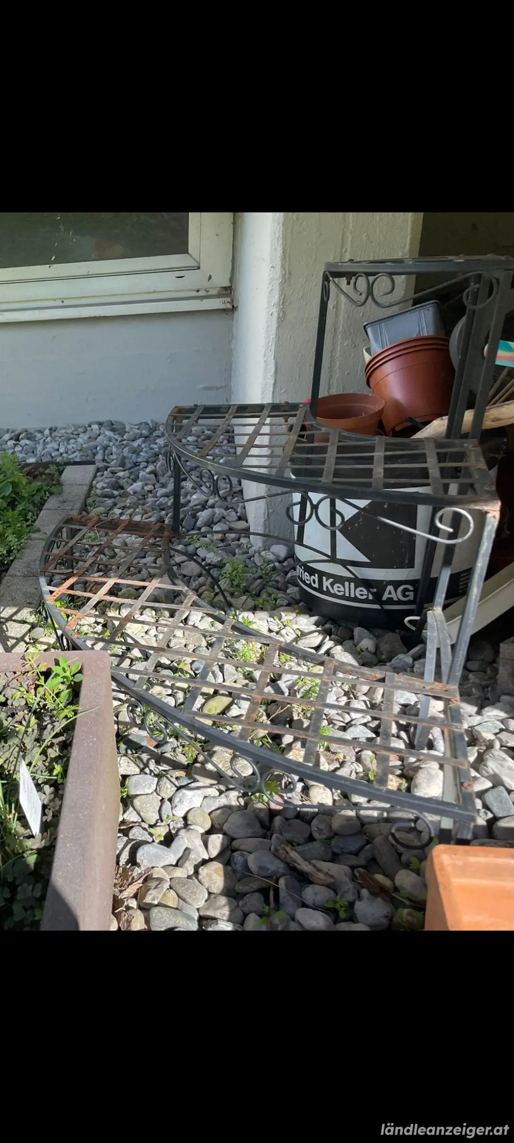 Blumentreppe ausal Metall