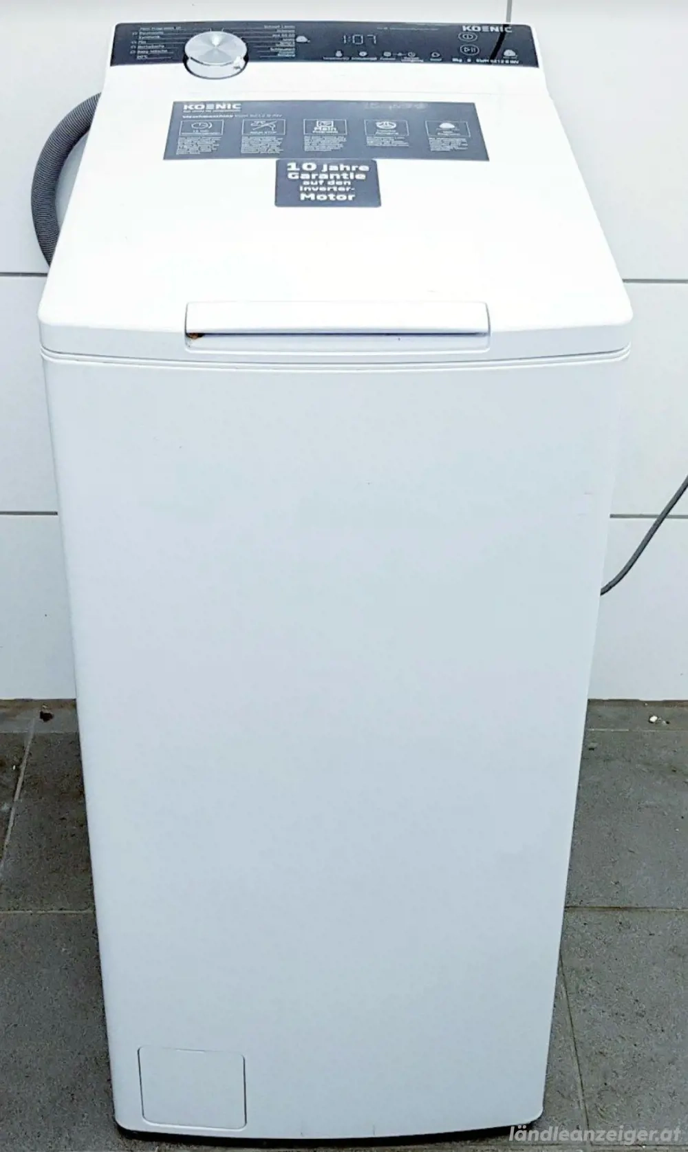 8 KG A+++ KOENIG Waschmaschine Toplader ca. 2 Jahre alt!