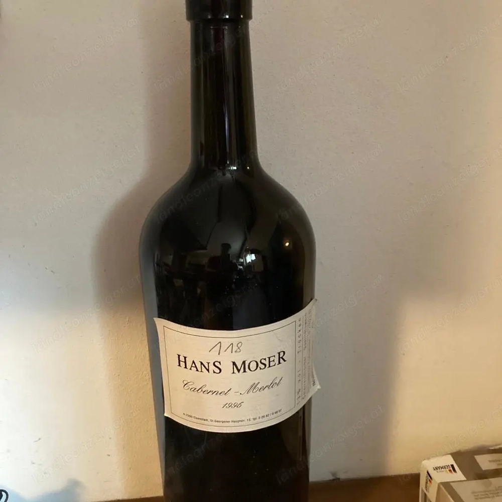 RARITÄT Hans Moser Wein 5 L