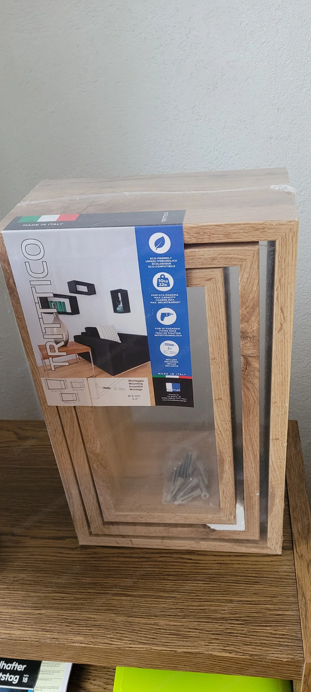 Wandregal 3-teilig neu 