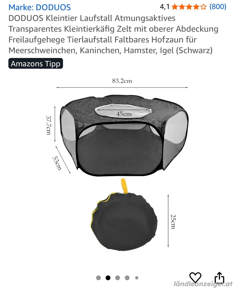 Laufstall für Kleintiere