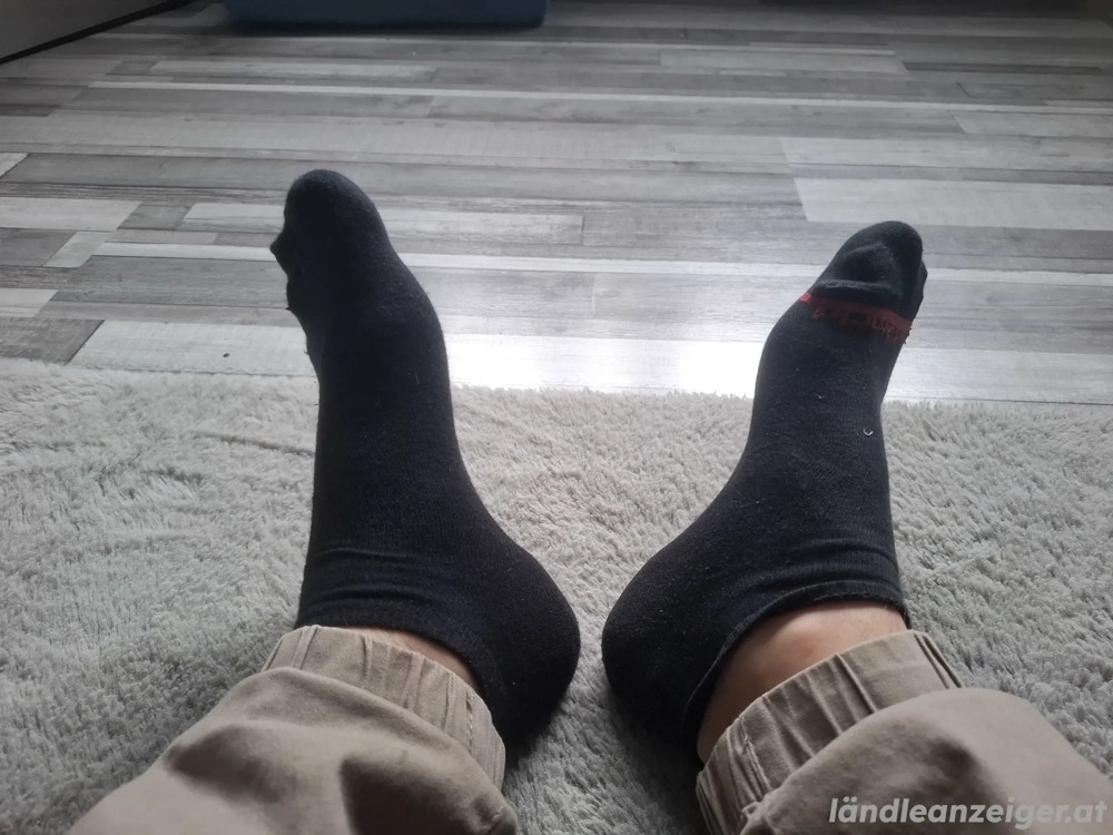 Getragene Socken