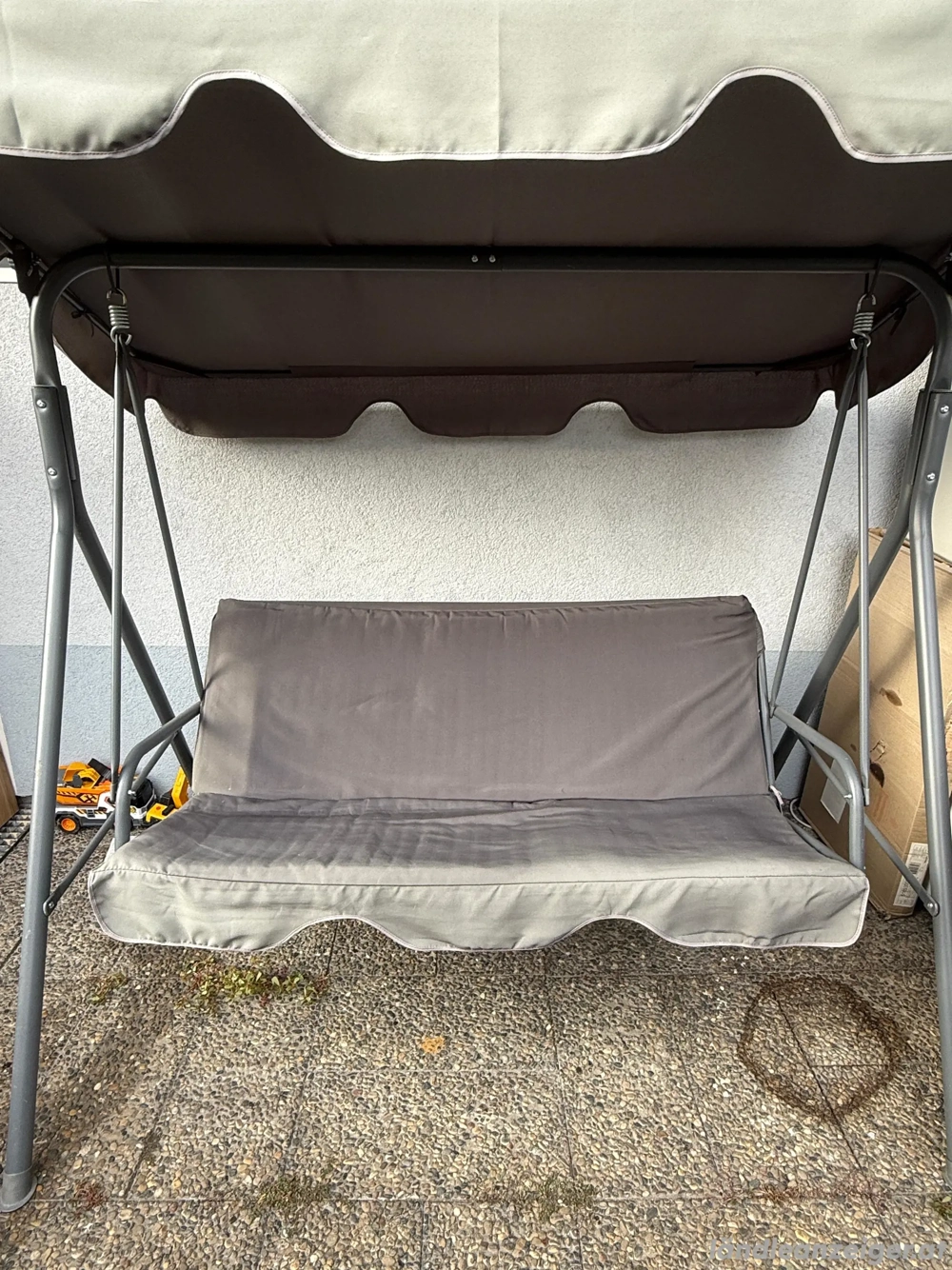 Hollywoodschaukel aus Stahl