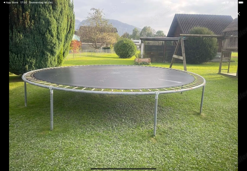 Trampolin zu verschenken
