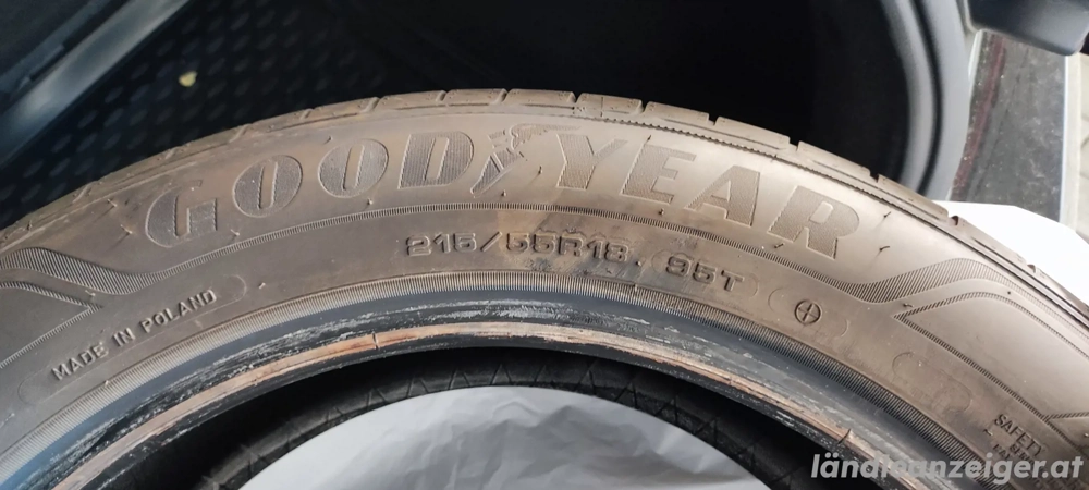 4x Sommerreifen Goodyear 215 55 R18 95T