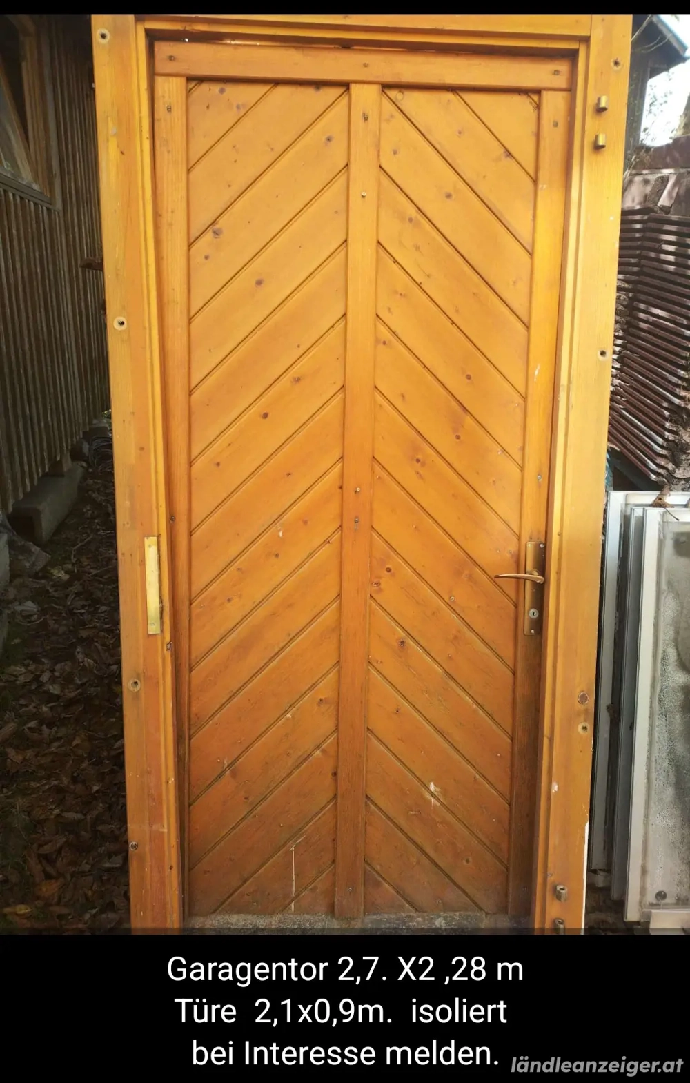 Tausche Garagentor, Türe gegen Bier