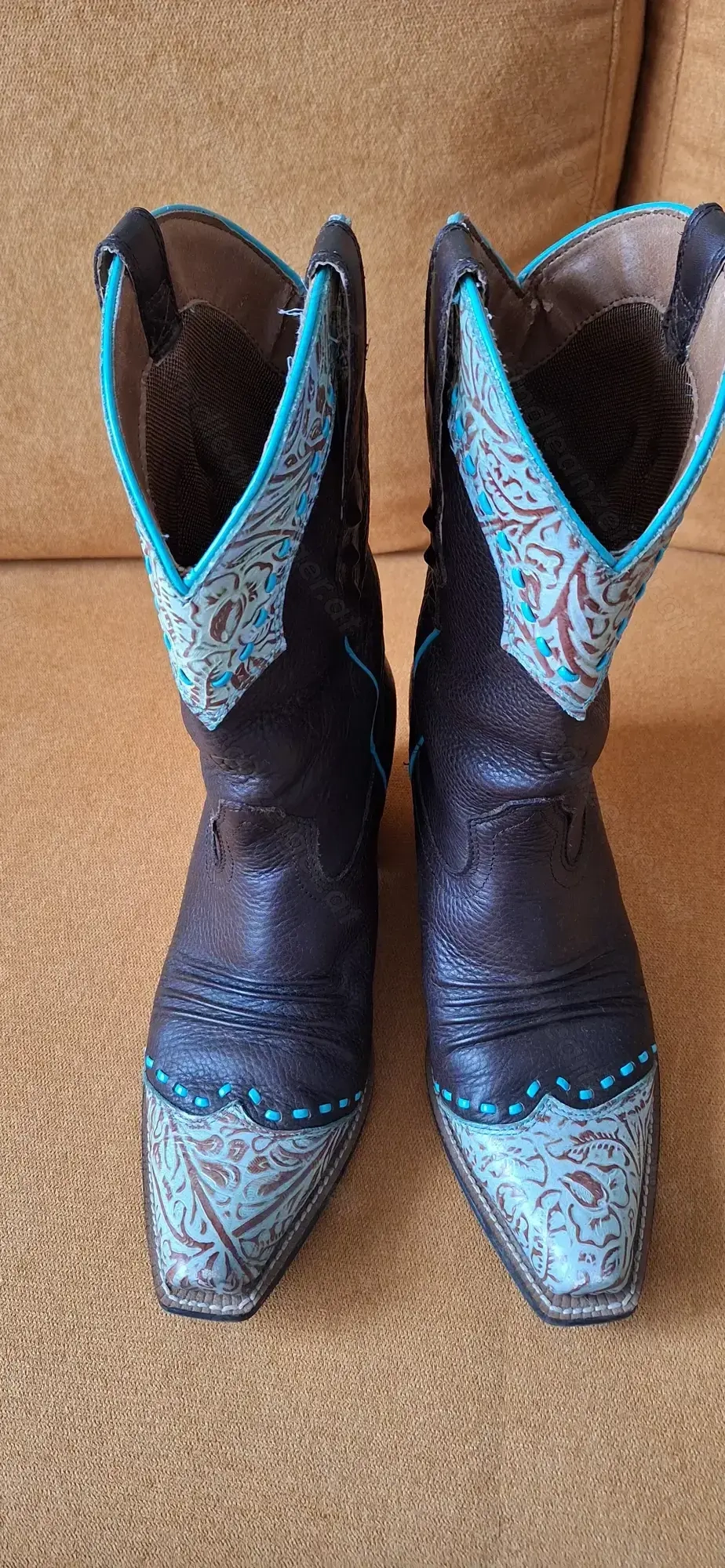 Cowboystiefel zweigarbig