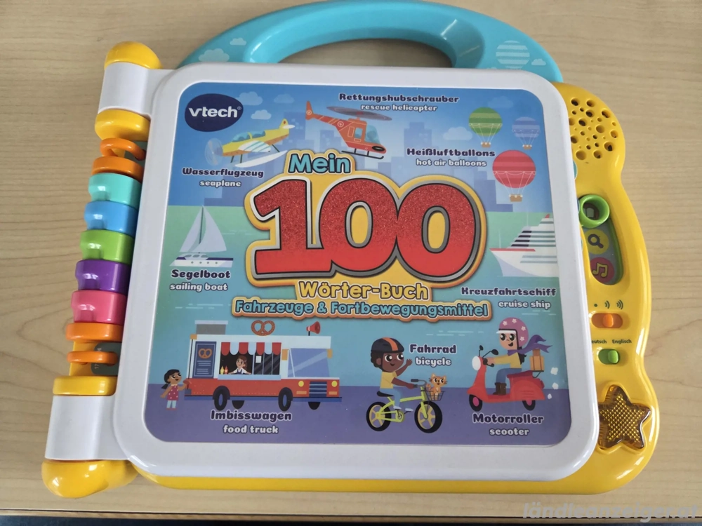 VTech 100 Wörter Buch Fahrzeuge
