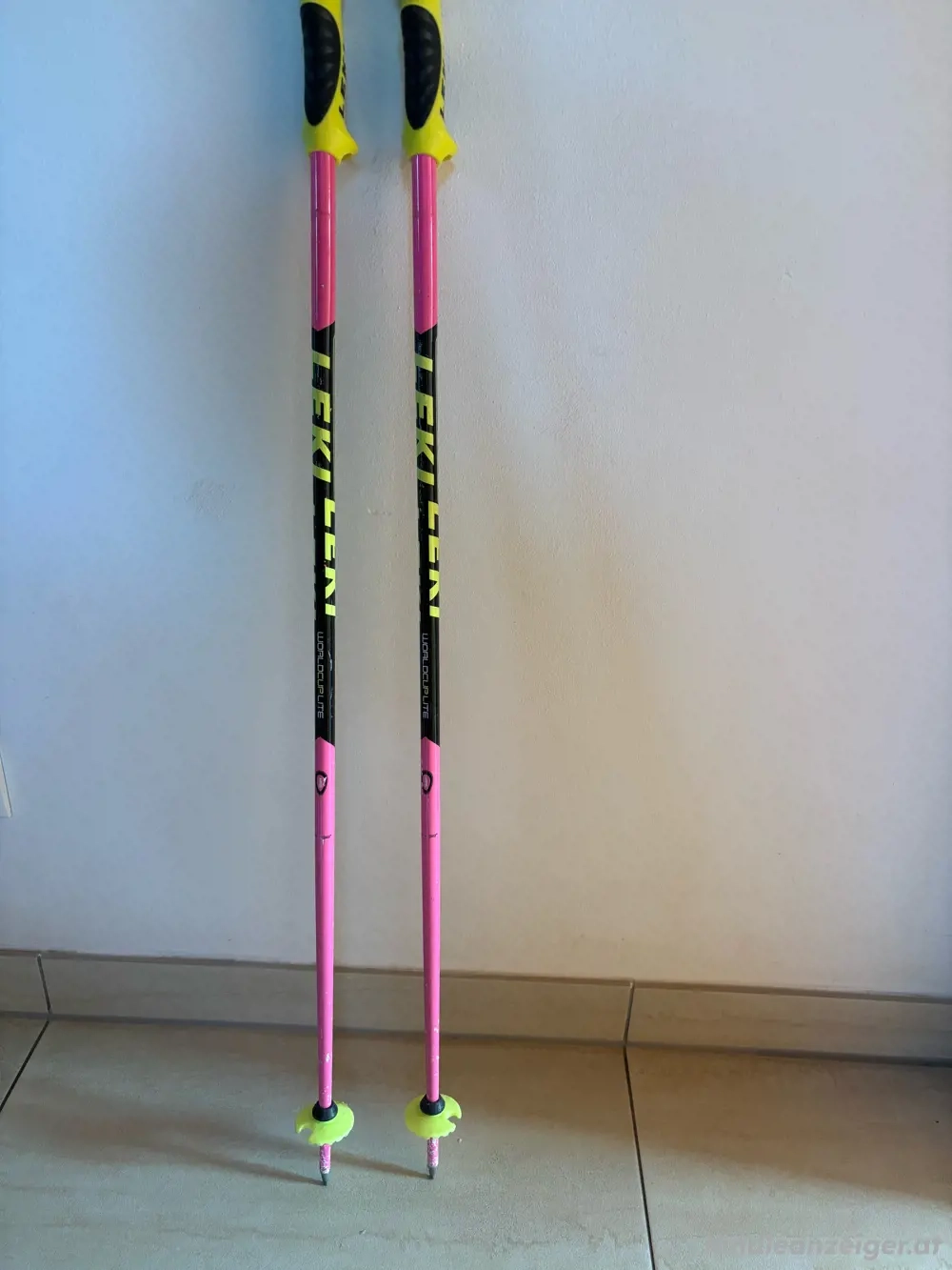 LEKI Skistöcke rosa