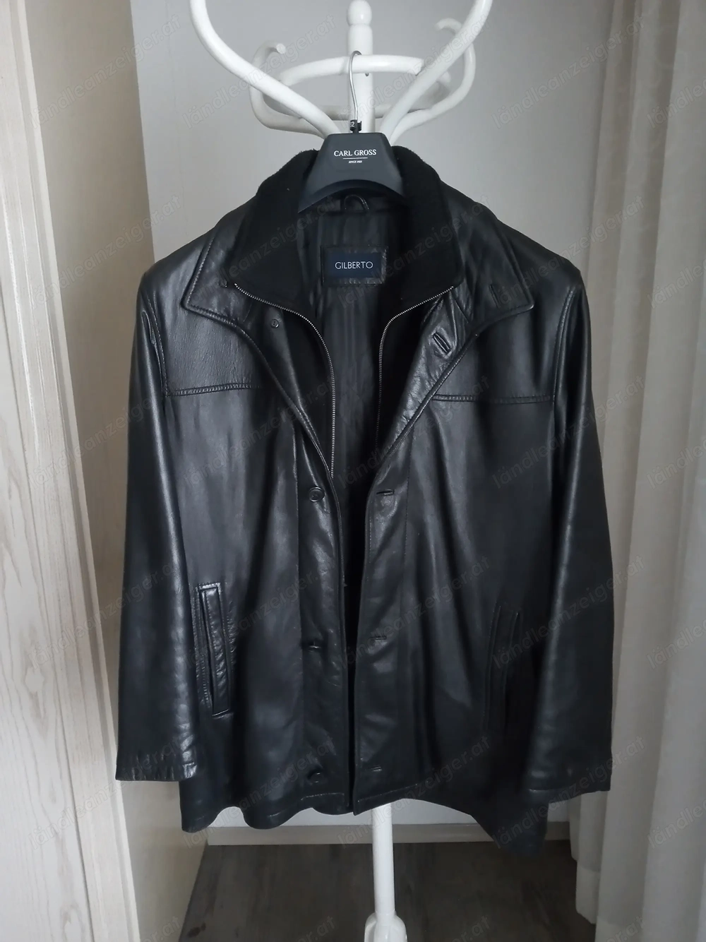 Lederjacke schwarz