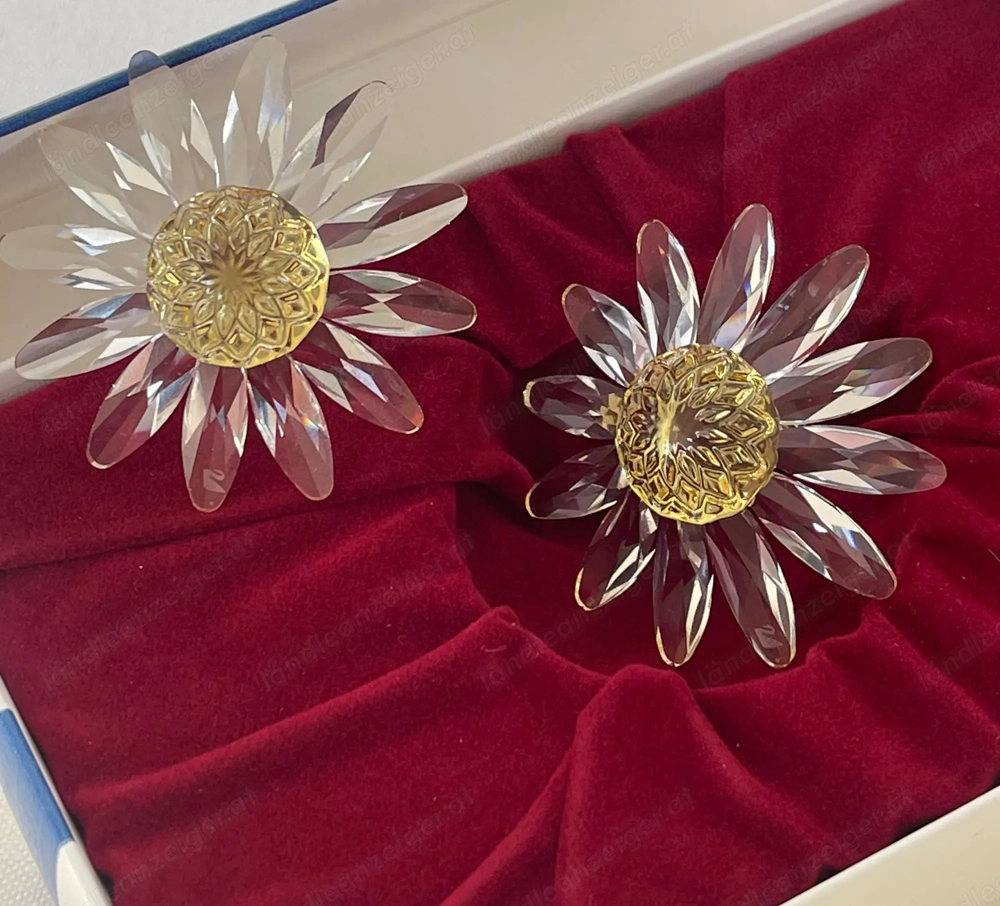 original alte Swarovski Blume Margeriten Durchmesser 5 cm