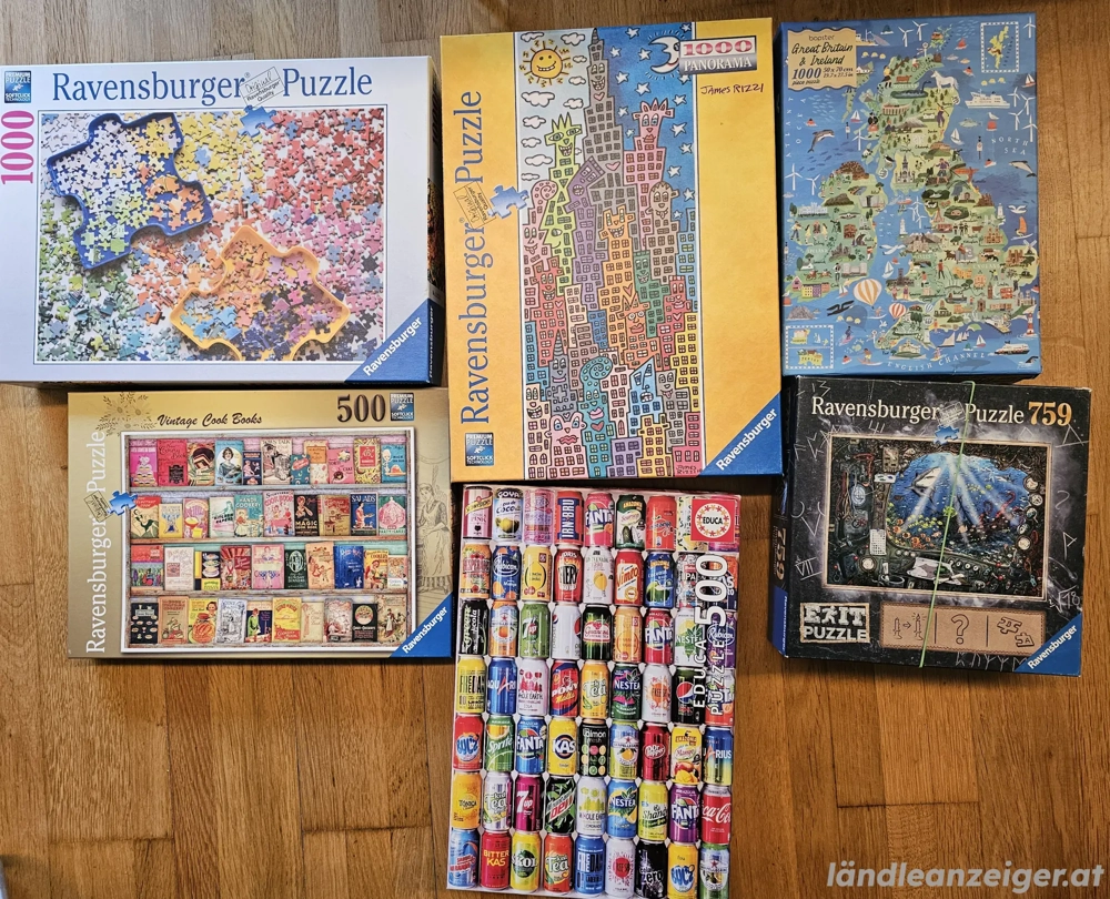 verschiedene Puzzle 
