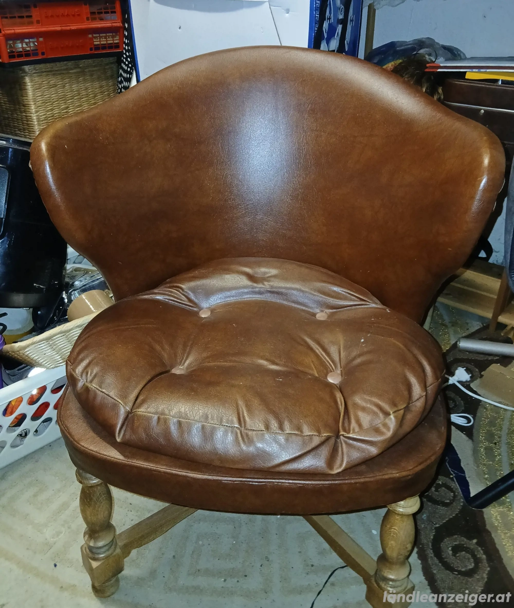 Leder-Fuitons(Hocker)