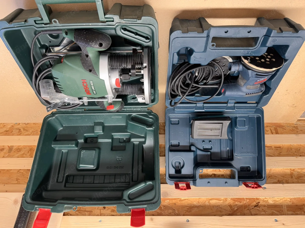  Bosch Oberfräse & Exzenterschleifer   Top Zustand, kaum benutzt!