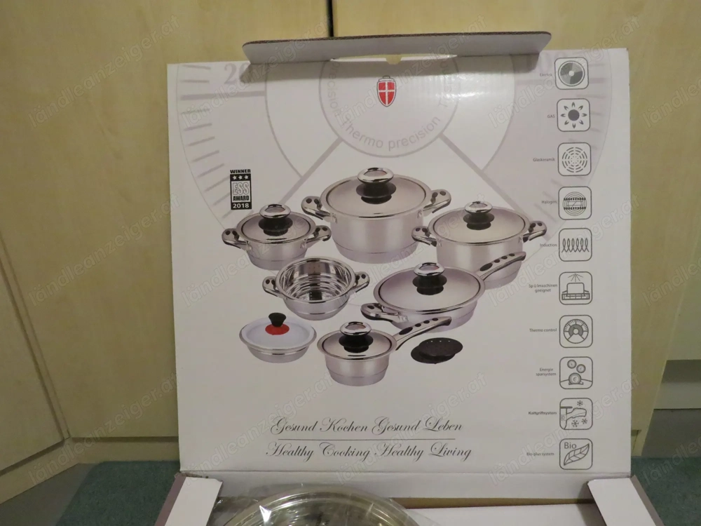 Kochtopfset für alle Herdarten geeignet