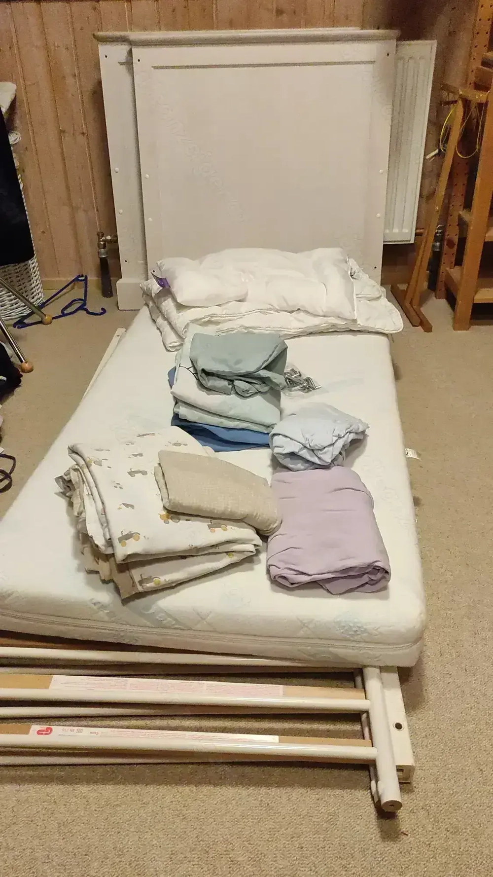 Kindergitterbett weiss 70 140