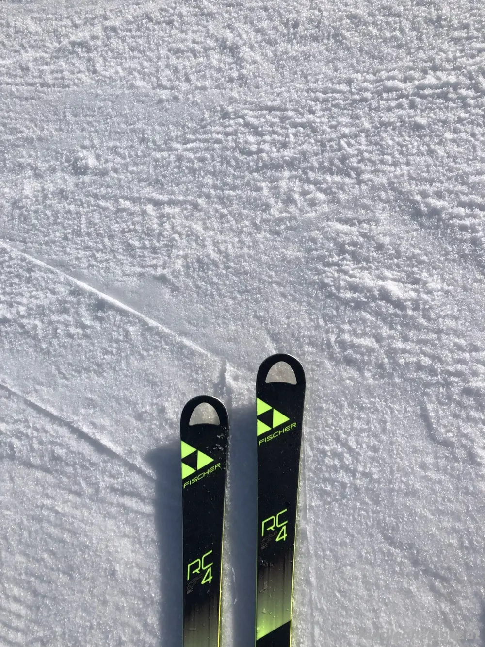 Ski Fischer Slalom 155cm mit Bindung