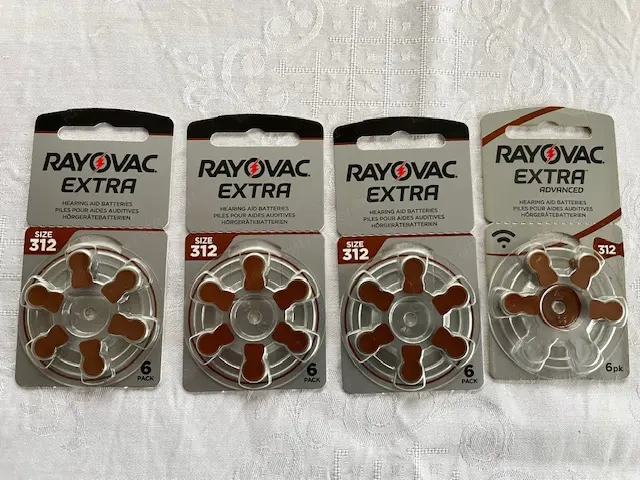 Batterien für Hörgerät