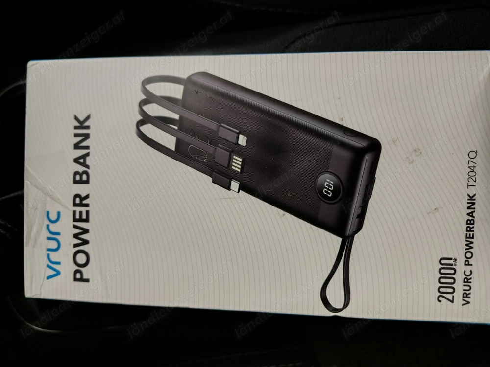 Power Bank schwarz