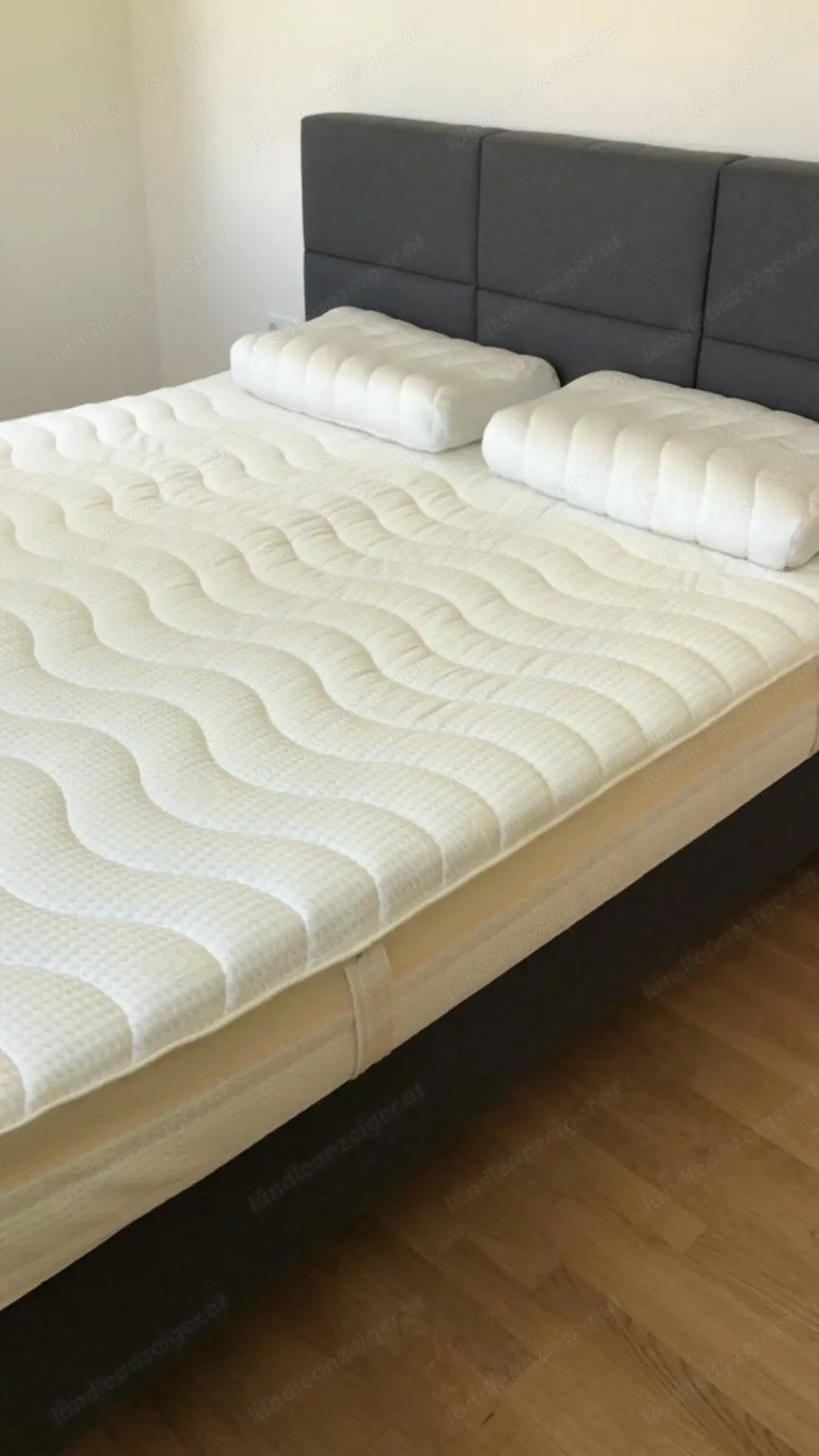 Boxspringbett, Schwebeoptik, 180   200