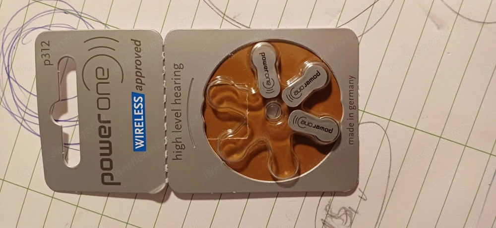 Hörgerätbatterien zu verschenken